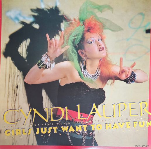 Cyndi Lauper.  Girls Just Want To Have Fun. 45rpm