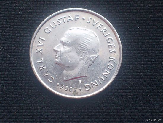1 крона ШВЕЦИЯ 2007 год