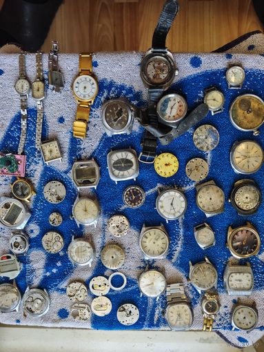 Часы СССР запчасти,афинаж