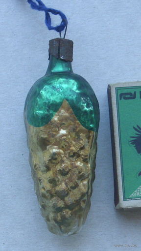 Ёлочная игрушка. Шишка. Л-27.