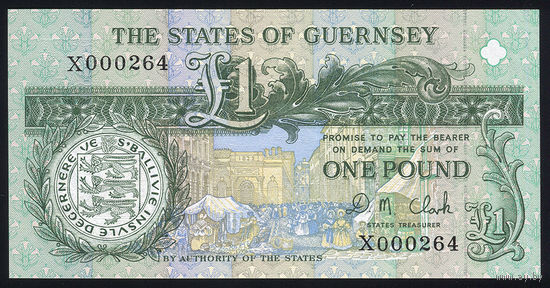 GUERNSEY/Гернси_1 Pound_ND (ca.1991 - )_Pick#52.c_UNC