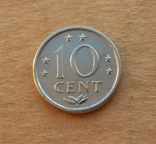 Нидерландские Антильские острова, 10 центов 1980 г.