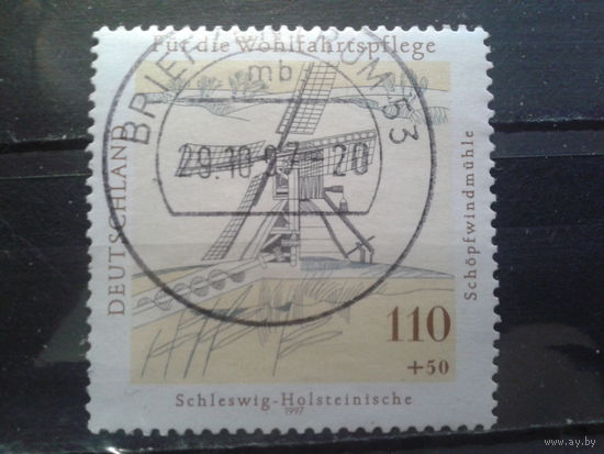Германия 1997 ветряная мельница Михель-2,6 евро гаш