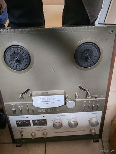 СОЮЗ-111-3. Бобинный магнитофон приставка.