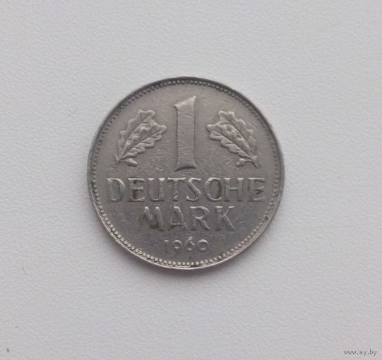 ФРГ  1 марка 1960 г.(J)