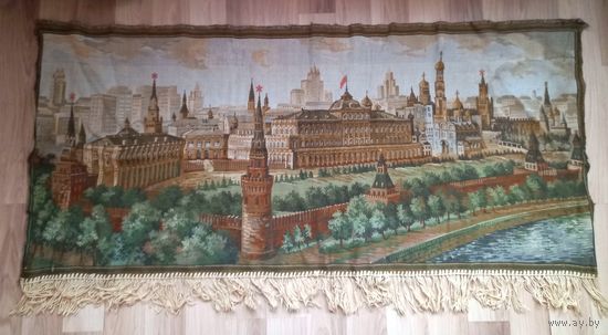 Гобелен настенный Кремль Москва ГДР 1960.СССР