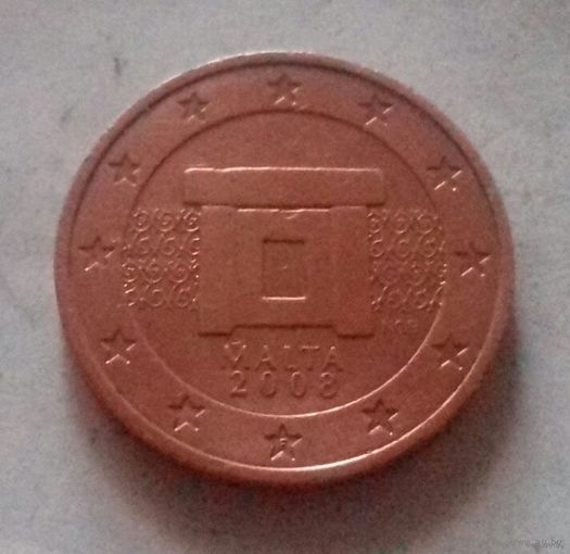 2 евроцента, Мальта 2008 г.