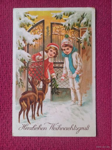 Новогодняя открытка! Германия.