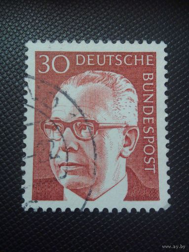 ФРГ. Г.Хайнеман. 1970г. гашеная