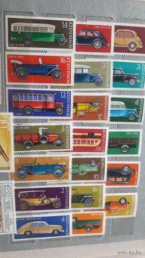 Автомобили СССР (лот Чистых марок)