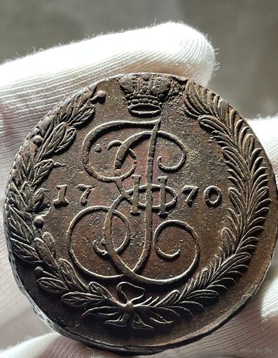 5 копеек 1770 ЕМ без МЦ.Кладовая.Состояние!!