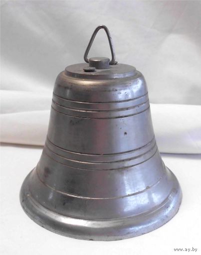 Колокол Рында Бронза Серебрение 13,5 см