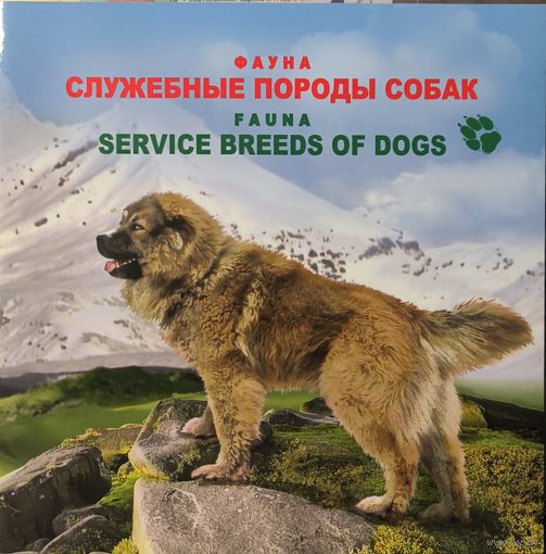 Российская Федерация. Служебные породы собак. Сувенирный набор