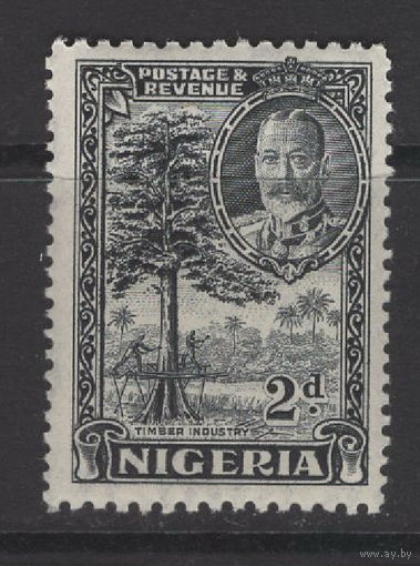 1936 Нигерия ** 2d, Георг V, марка из серии (SG 37)