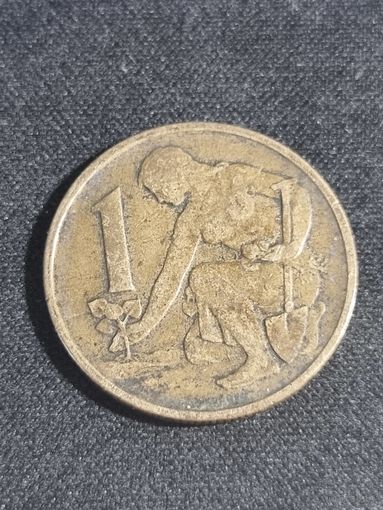 Чехословакия 1 крона 1969