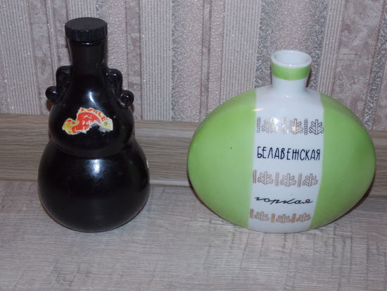 Бутылка фарфоровая, штоф