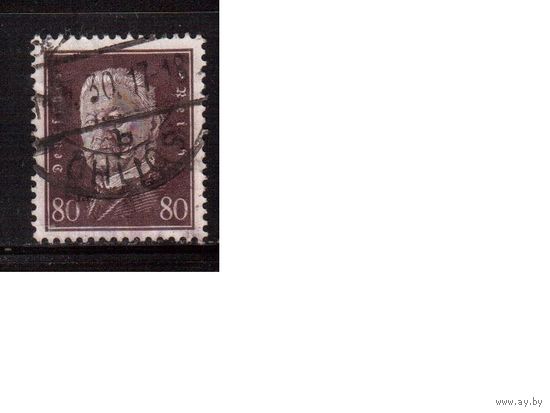 Германия(Рейх)-1928,(Мих.422) гаш. , Стандарт, Президент Гинденбург(менее 10 % каталога)