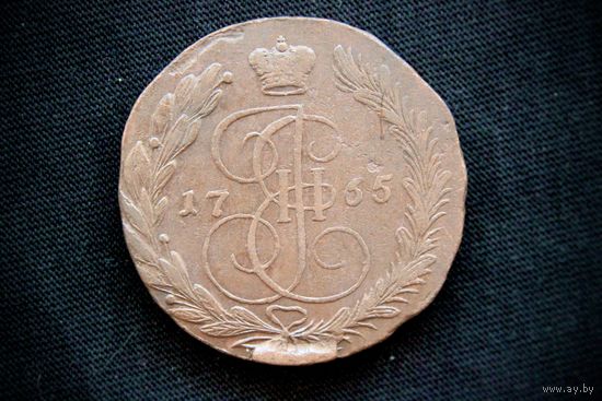 5 копеек 1765 г. Екатеринбург (Российская Империя), Екатерина II