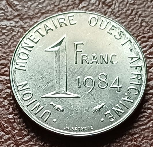 Западная Африка (ВСЕАО) 1 франк, 1984    ( 1-1-7 )