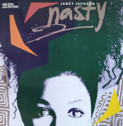 Janet Jackson  /Nasty/1986, AM, LP, Germany, Maxi-Single