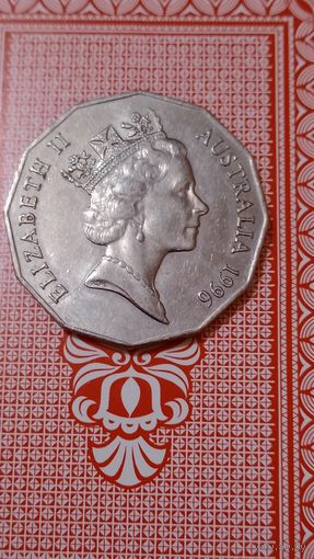 Австралия 50 центов 1996