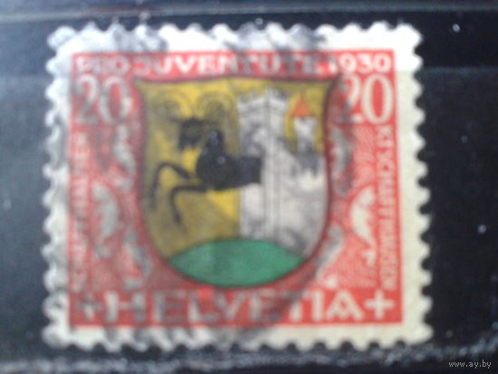 Швейцария 1930 Герб Шафхаузена