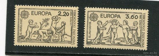 Андорра французская. Европа СЕРТ 1989. Детские игры