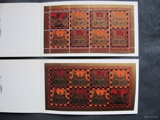 Марки Беларуси ##626-627. Буклет Шахматы (беззубцовый + зубцовый)