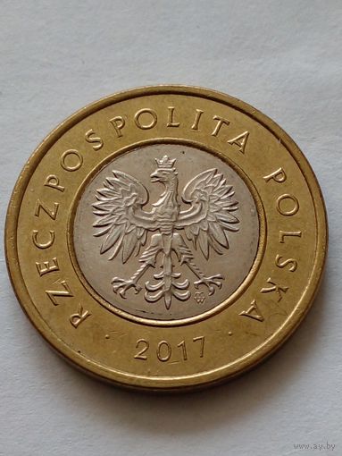 Польша 2 злотых 2017 г.