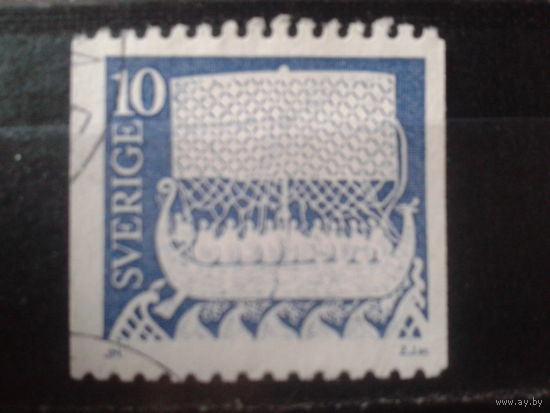 Швеция 1973 Стандарт, драккар викингов