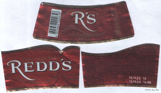 Пивная этикетка (РФ) Redds