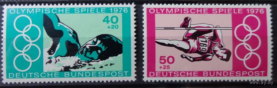 Германия, ФРГ 1976 г. Mi.886-887 MNH** полная серия
