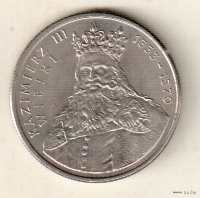 Польша 100 злотый 1987 Король Казимир III Великий