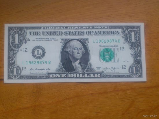 1 доллар США 2013 года L