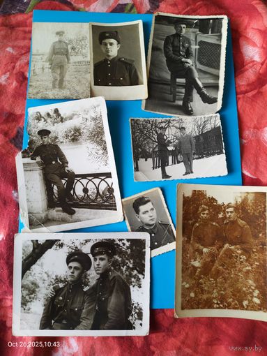 Фото воинов Советской армии.