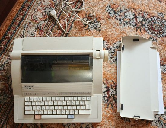 Электрическая печатная машинка Canon QS100 Работает