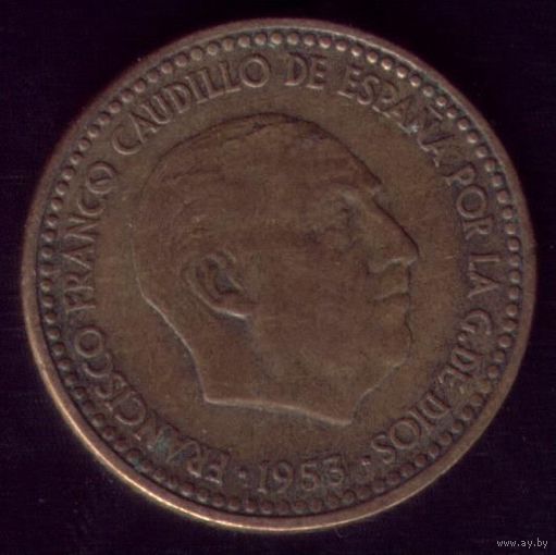 1 Песета 1953(62) год Испания