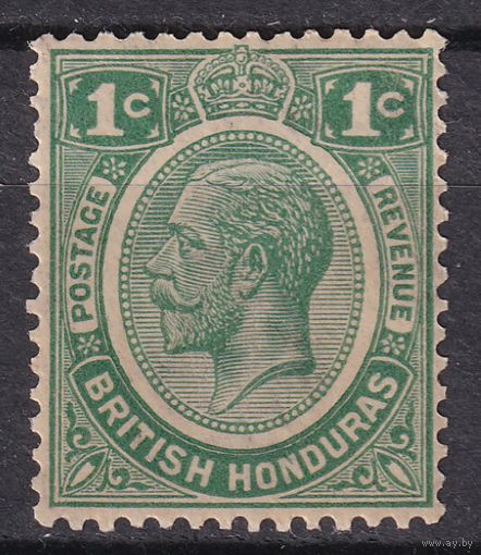 72.BrKCI. Великобритания. Колонии. Британский Гондурас. Стандарт. Георг V. 1929 г. 1C. Mi.#89.(*описание).