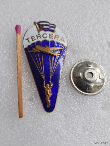 Знак. Куба. Парашютист ВДВ, Tercera. тяжелый, винт
