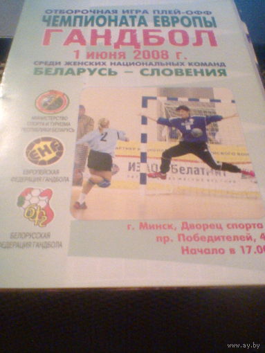 01.06.2008--Беларусь--Словения--отбор.матч