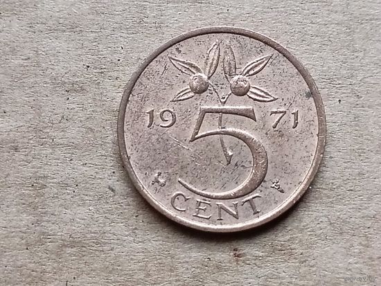 Нидерланды 5 центов, 1971г. (D-107)