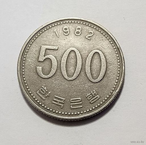 Южная Корея 500 вон, 1982