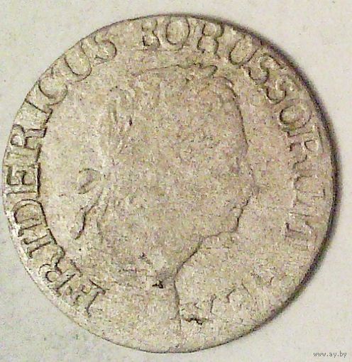 РАСПРОДАЖА!!! - ГЕРМАНИЯ ПРУССИЯ 3 гроша 1782 год "ФРИДРИХ II ВЕЛИКИЙ (Старый ФРИЦ)" (серебро)