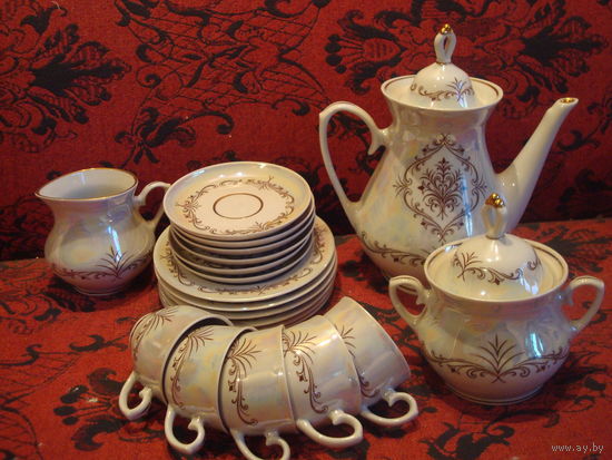 Кофейный сервиз из СССР в отличном состоянии.