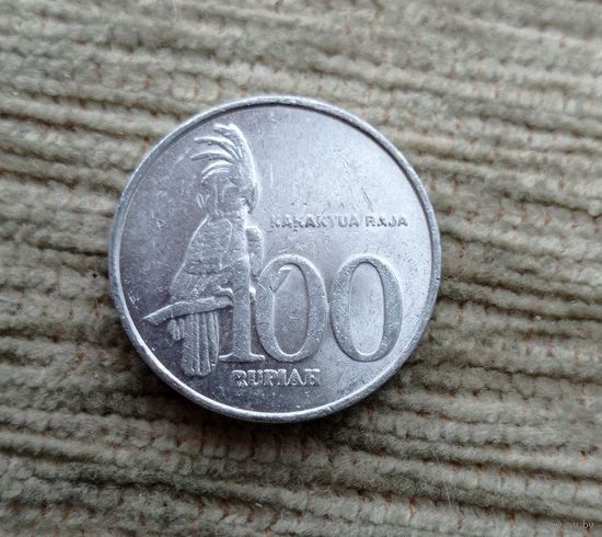 Werty71 Индонезия 100 рупий 2002 черный пальмовый какаду