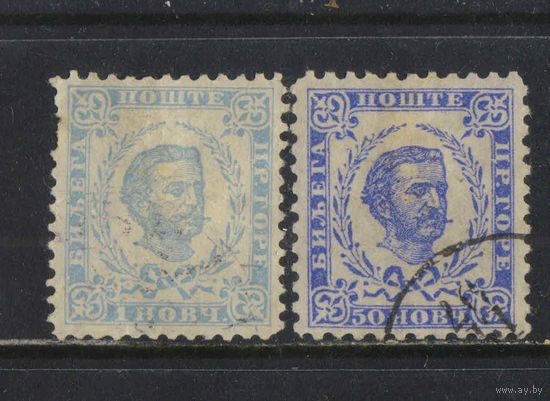 Черногория Княж 1894 Никола I Петрович Стандарт #15C,18A