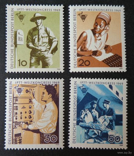 Западный Берлин 1969 Mi342-45 MNH