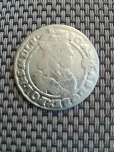 6 грошей 1665 года, АТ.