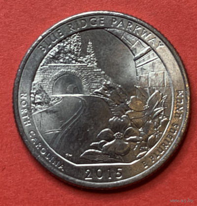 США, квотер 2015Р, Blue ridge parkway