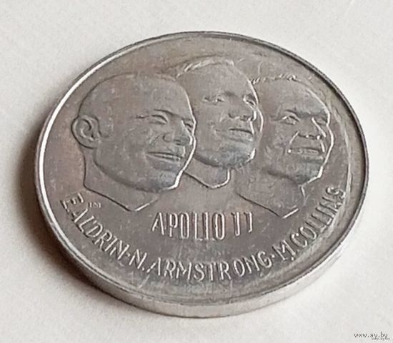 - Памятная МЕДАЛЬ APOLLO 11 В честь первого полёта на луну астронавтов США